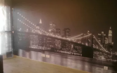 Aplicación de photomural con vinilo MACTAC IMAGIN